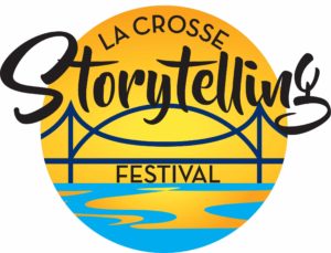 Logo for the La Crosse Storytelling Festival